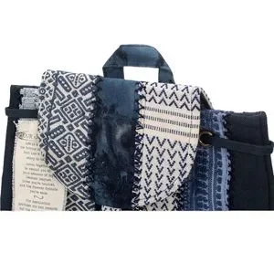 Blue Patterned Demdaco Your Journey Women\'s Backpack New Demdaco | Bags | Demdaco Your Journey Indigo Blue Patchwork  main image 2